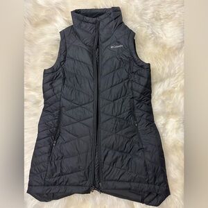 Columbia Black Quilted Vest